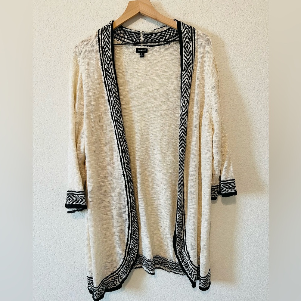 Torrid Border Pattern Cardigan - image 4
